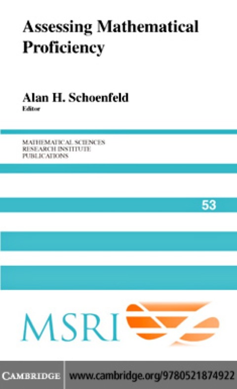 Cover image for book Assessing Mathematical Proficiency
