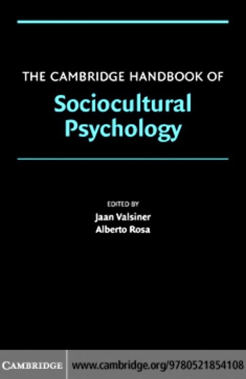 Cover image for book The Cambridge Handbook of Sociocultural Psychology