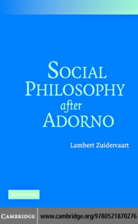 Cover image for book Social Philosophy after Adorno