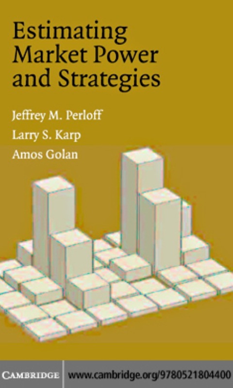 Cover image for book Estimating Market Power and Strategies