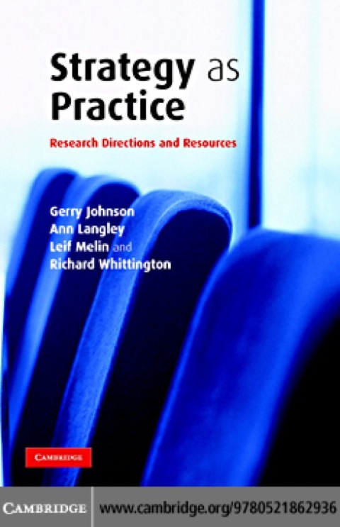 Cover image for book Strategy as Practice