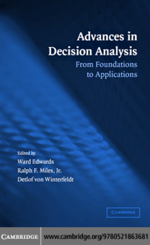 Cover image for book Advances in Decision Analysis