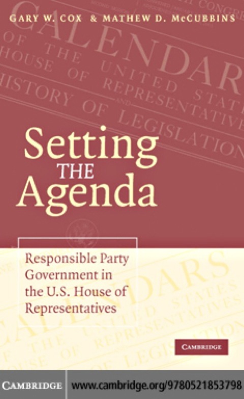 Cover image for book Setting the Agenda
