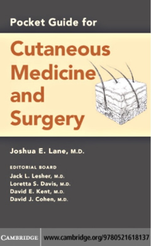 Cover image for book Pocket Guide for Cutaneous Medicine and Surgery