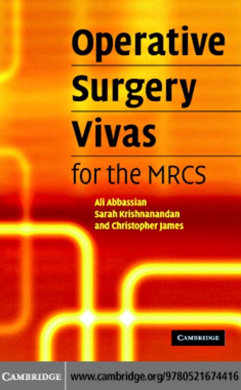 Cover image for book Operative Surgery Vivas for the MRCS
