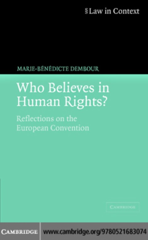 Cover image for book Who Believes in Human Rights?