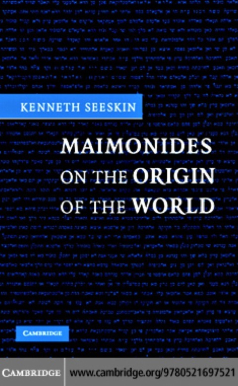 Cover image for book Maimonides on the Origin of the World