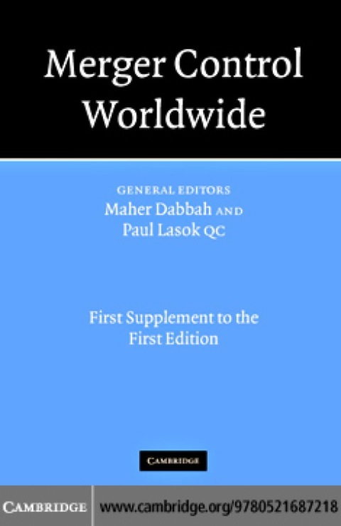 Cover image for book Merger Control Worldwide