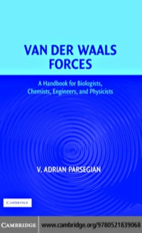 Titelbild: Van der Waals Forces 1st edition 9780521839068