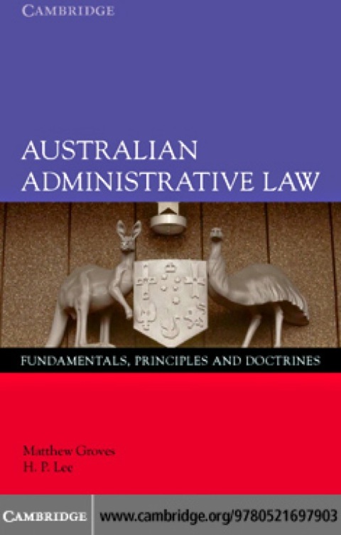 Cover image for book Australian Administrative Law
