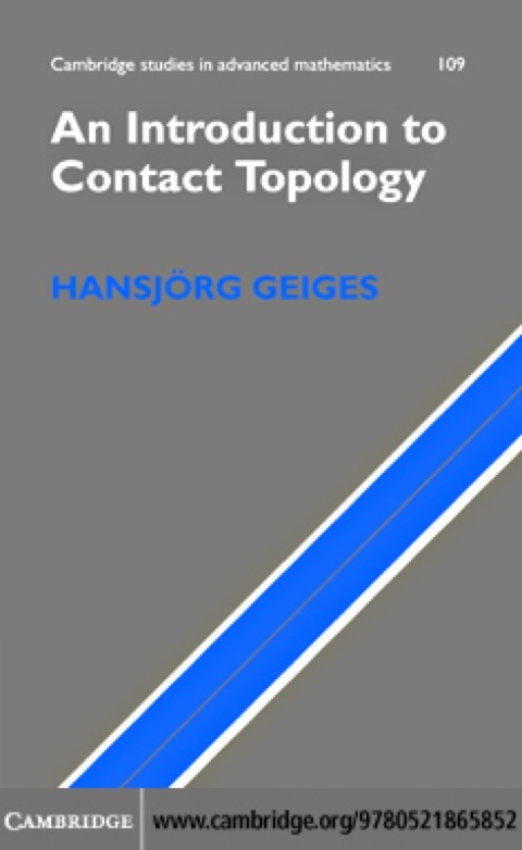 Cover image for book An Introduction to Contact Topology