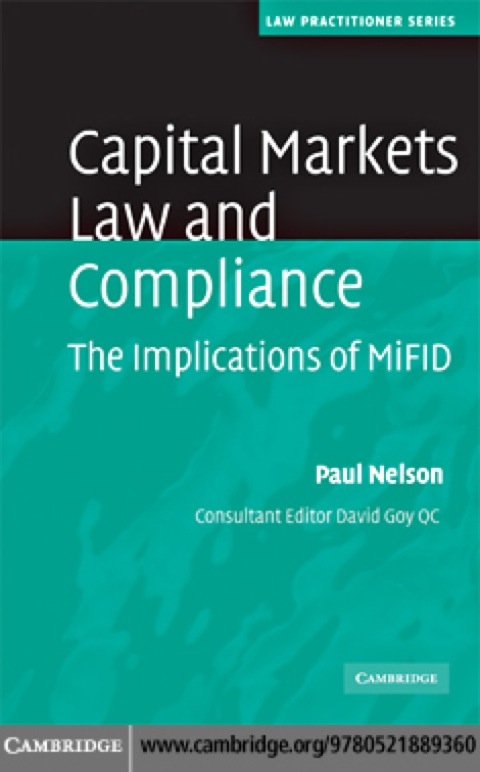 Cover image for book Capital Markets Law and Compliance