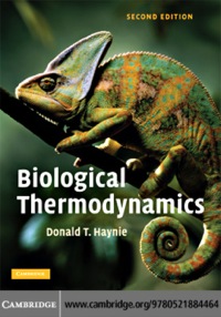 Biological Thermodynamics 2nd Edition 9780521711340