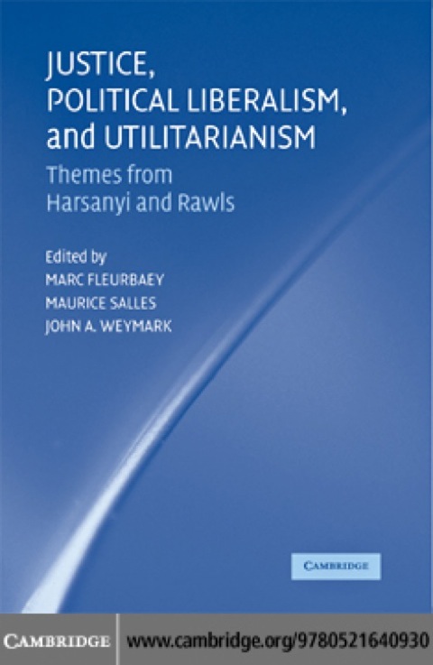 Cover image for book Justice, Political Liberalism, and Utilitarianism