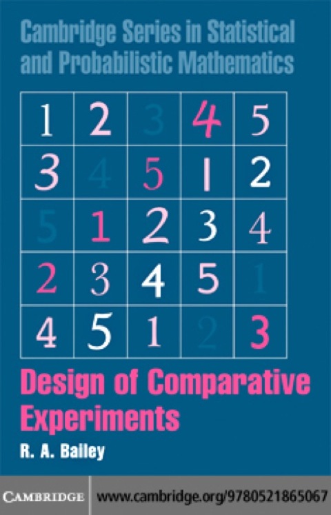 Cover image for book Design of Comparative Experiments