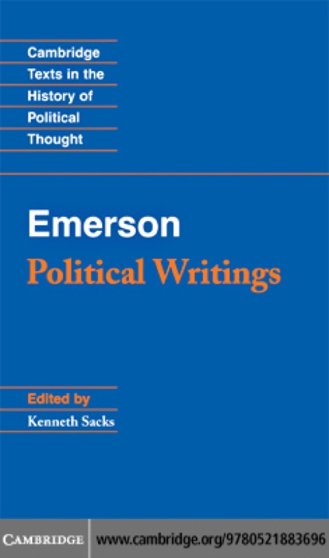 Cover image for book Emerson: Political Writings