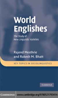 Cover image: World Englishes 1st edition 9780521793414
