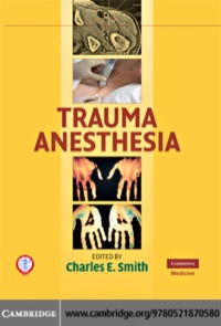 Cover image: Trauma Anesthesia 1st edition 9780521870580