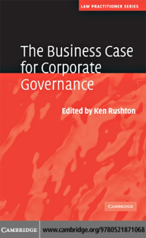 Cover image for book The Business Case for Corporate Governance
