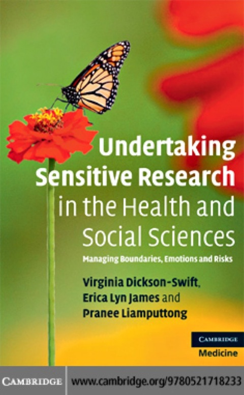 Cover image for book Undertaking Sensitive Research in the Health and Social Sciences