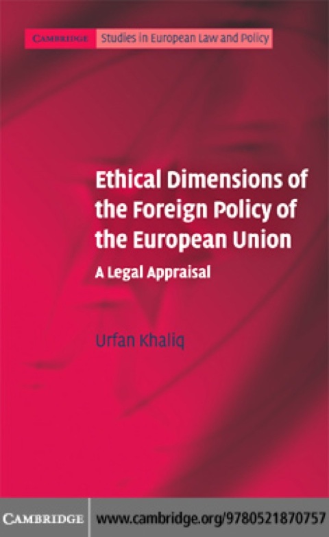 Cover image for book Ethical Dimensions of the Foreign Policy of the European Union