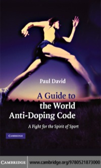 Cover image: A Guide to the World Anti-Doping Code 9780521873000