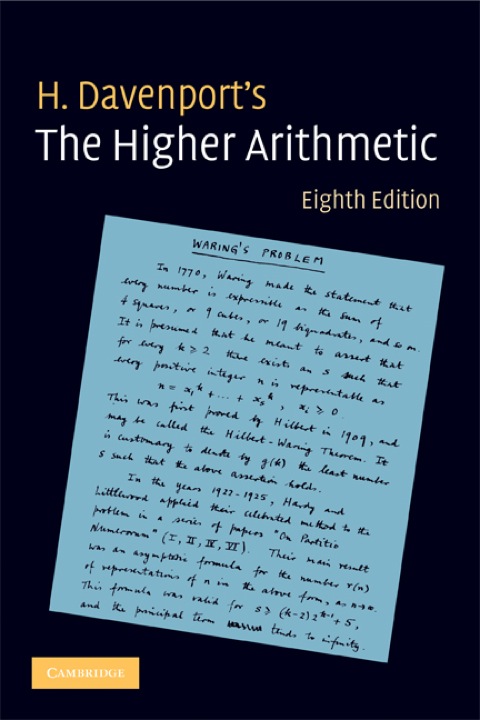 Cover image for book The Higher Arithmetic