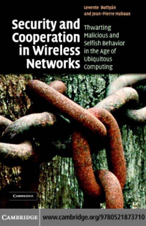 Cover image for book Security and Cooperation in Wireless Networks