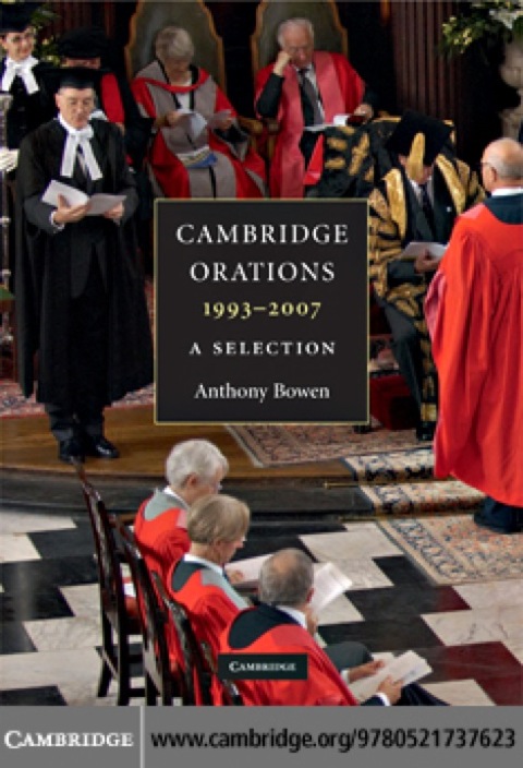 Cover image for book Cambridge Orations, 1993–2007