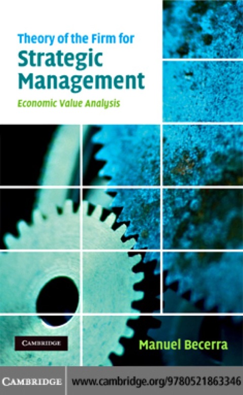 Cover image for book Theory of the Firm for Strategic Management