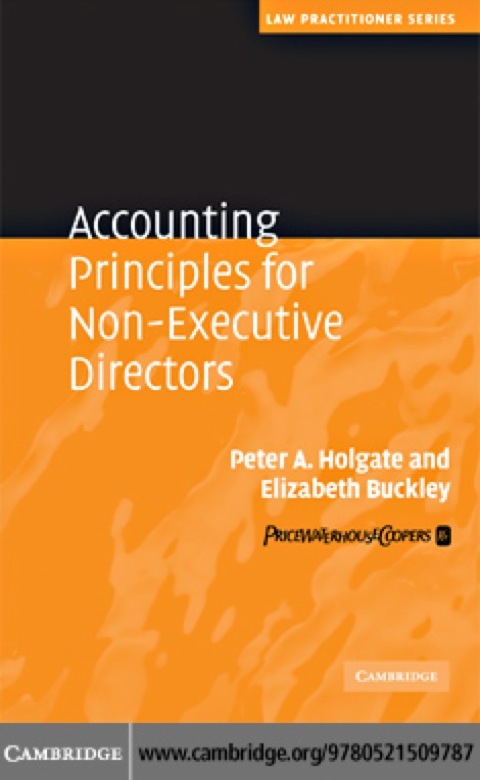 Cover image for book Accounting Principles for Non-Executive Directors