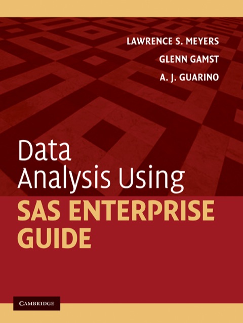 Cover image for book Data Analysis Using SAS Enterprise Guide