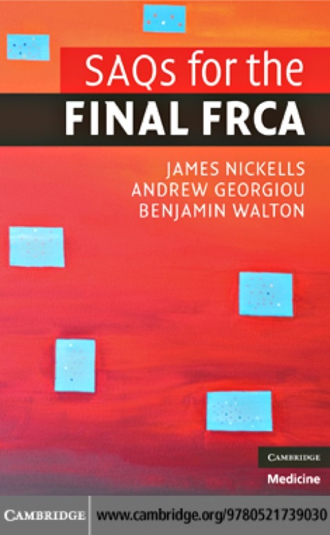 SAQs for the Final FRCA 