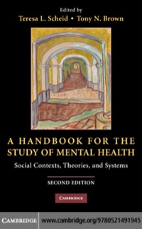 Cover image: A Handbook for the Study of Mental Health 2nd edition 9780521491945