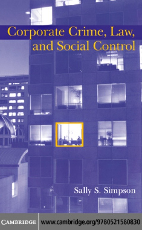Cover image for book Corporate Crime, Law, and Social Control