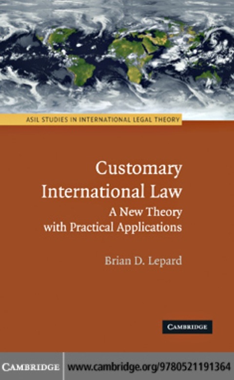 Cover image for book Customary International Law