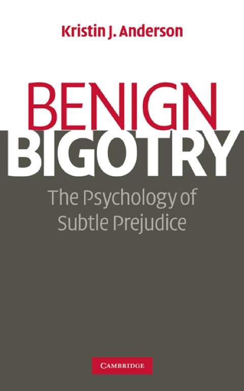 Cover image for book Benign Bigotry