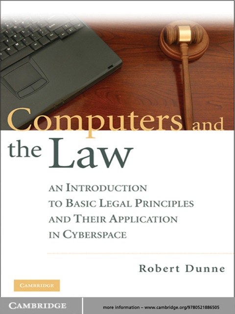 Cover image for book Computers and the Law
