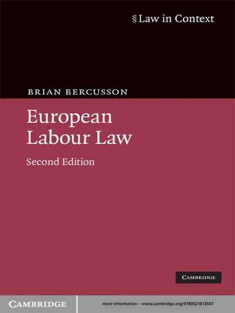 Cover image for book European Labour Law
