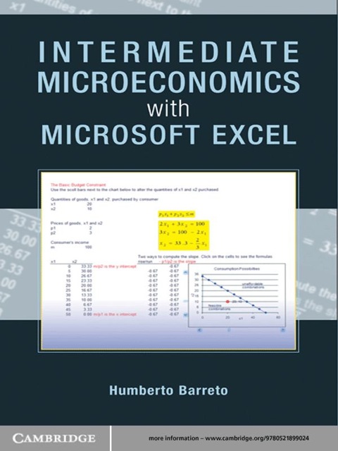 Cover image for book Intermediate Microeconomics with Microsoft Excel