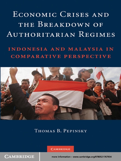 Cover image for book Economic Crises and the Breakdown of Authoritarian Regimes