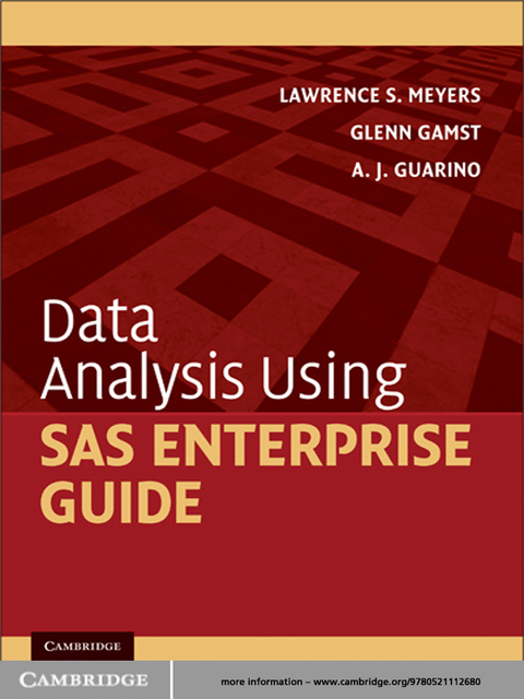 Cover image for book Data Analysis Using SAS Enterprise Guide