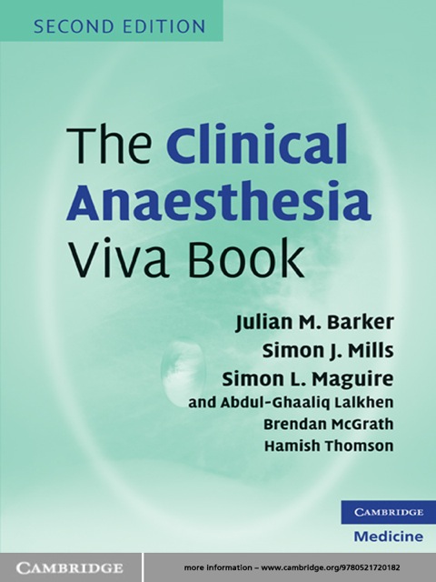 The Clinical Anaesthesia Viva Book 