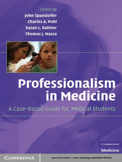 Cover image for book Professionalism in Medicine