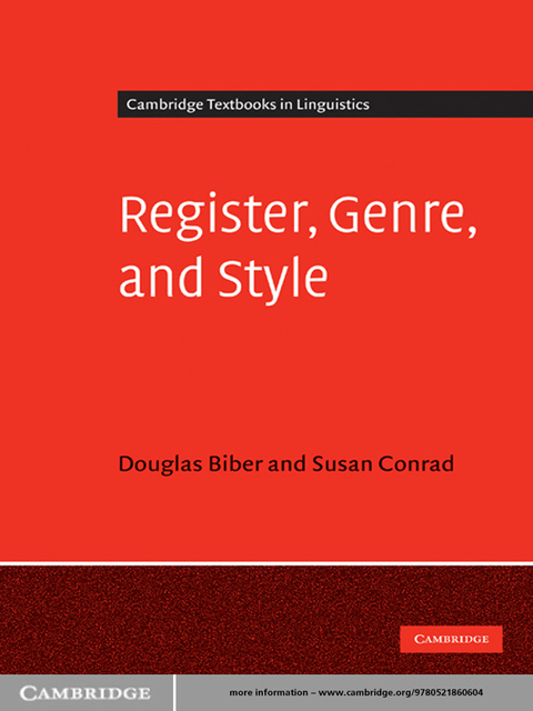 Cover image for book Register, Genre, and Style