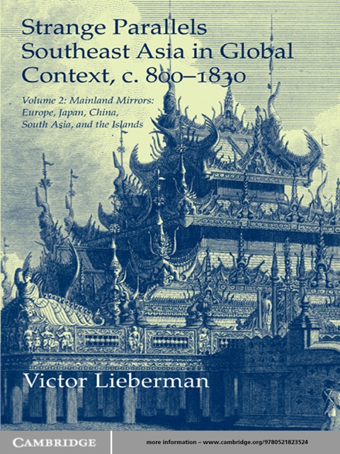 Cover image for book Strange Parallels: Volume 2, Mainland Mirrors: Europe, Japan, China, South Asia, and the Islands