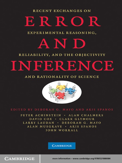 Cover image for book Error and Inference