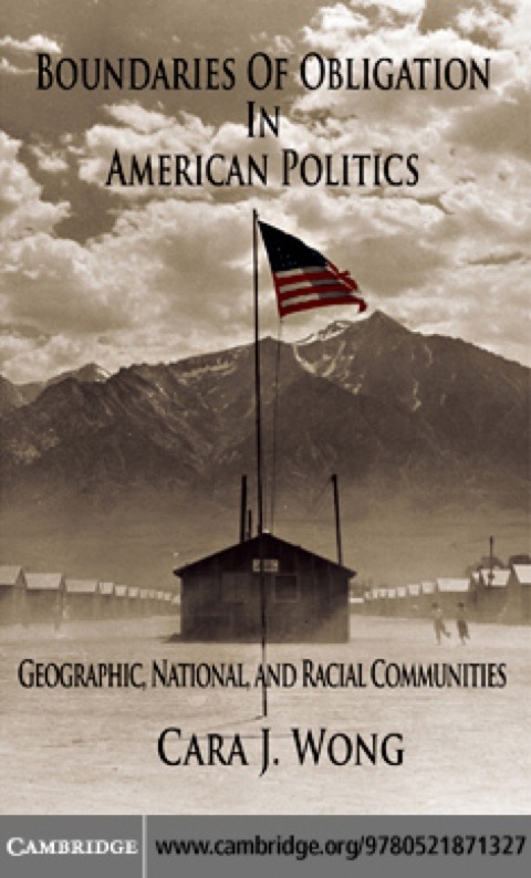 Cover image for book Boundaries of Obligation in American Politics