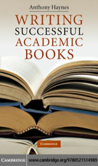 Cover image: Writing Successful Academic Books 1st edition 9780521514989