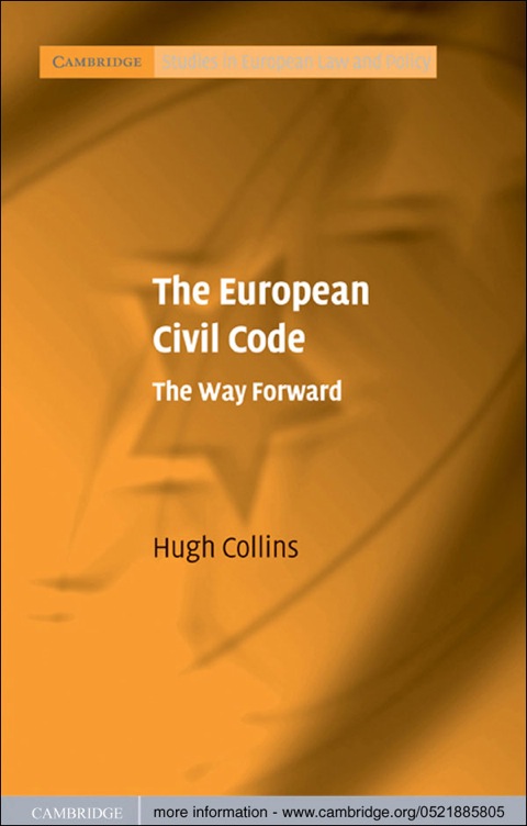 Cover image for book The European Civil Code